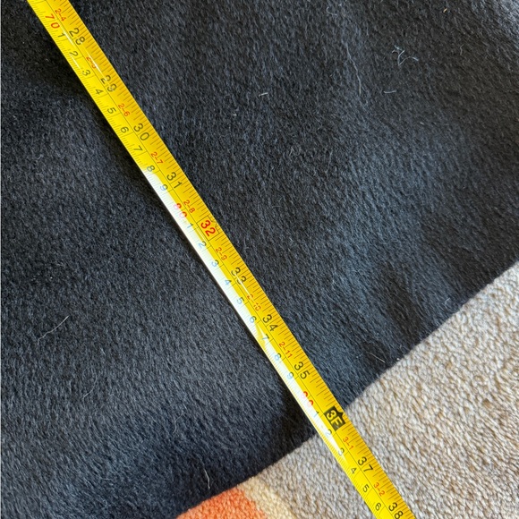 Vintage Wool Swing Coat with Fur Collar - Picture 10 of 11